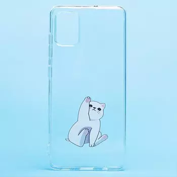 Чехол-накладка SC270 для смартфона Samsung SM-A515 Galaxy A51 4G, силикон, принт 002 (204905)