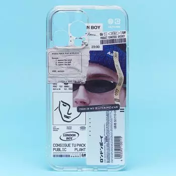 Чехол-накладка SC273 для смартфона Apple iPhone 13 Pro Max, силикон, принт 002 (205030)