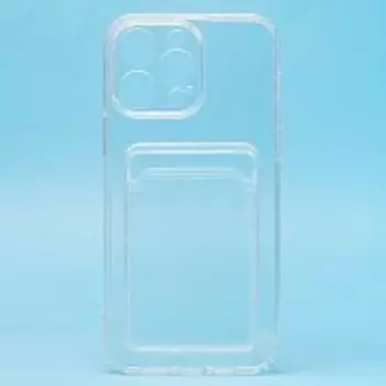 Чехол-накладка SC276 для смартфона Apple iPhone 14 Pro, силикон, прозрачный (211910)