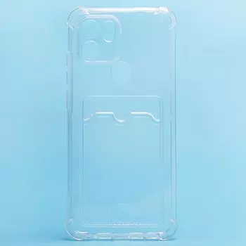 Чехол-накладка SC276 с картхолдером для смартфона Xiaomi Redmi A1+, прозрачный (216658)