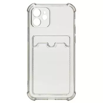 Чехол-накладка SC278 для смартфона Apple iPhone 12, силикон, черный (205952)