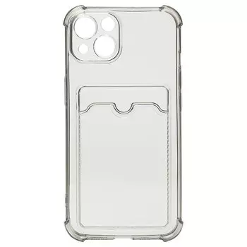 Чехол-накладка SC278 для смартфона Apple iPhone 13, силикон, черный (205962)