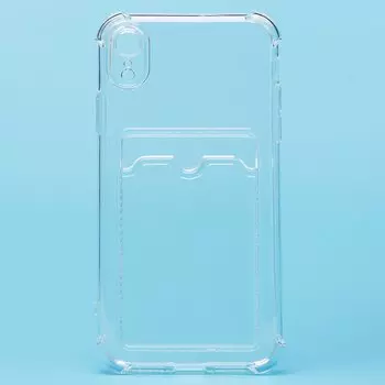 Чехол-накладка SC278 для смартфона Apple iPhone XR, силикон, прозрачный (205940)