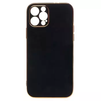 Чехол-накладка SC301 для смартфона Apple iPhone 12/12 Pro, черный (208143)