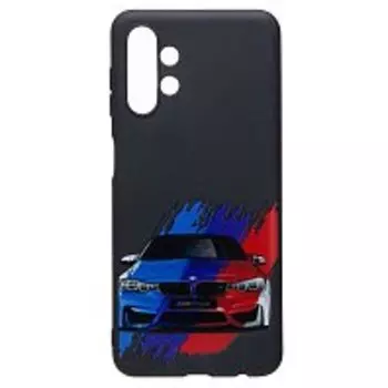 Чехол-накладка SC302 для смартфона Samsung Samsung SM-A135 Galaxy A13 4G, силикон, черный (208257)