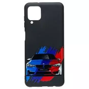 Чехол-накладка SC302 для смартфона Samsung SM-A125 Galaxy A12, силикон, черный (208251)