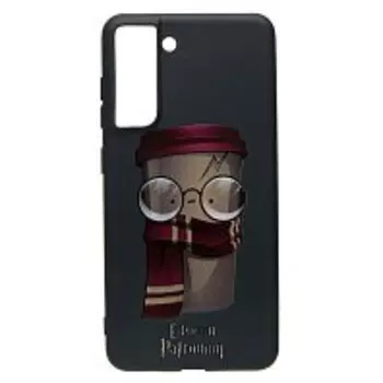 Чехол-накладка SC302 для смартфона Samsung SM-G990 Galaxy S21FE, силикон, черный (208274)