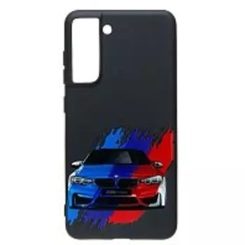 Чехол-накладка SC302 для смартфона Samsung SM-G990 Galaxy S21FE, силикон, черный (208275)