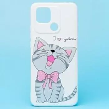 Чехол-накладка SC302 для смартфона Xiaomi Redmi 10C, силикон, белый (208279)