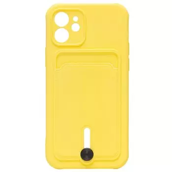 Чехол-накладка SC304 для смартфона Apple iPhone 12, желтый (208649)