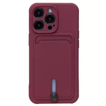Чехол-накладка SC304 для смартфона Apple iPhone 13 Pro, бордовый (208489)