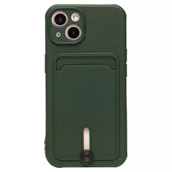 Чехол-накладка SC304 для смартфона Apple iPhone 13, темно-зеленый (208475)