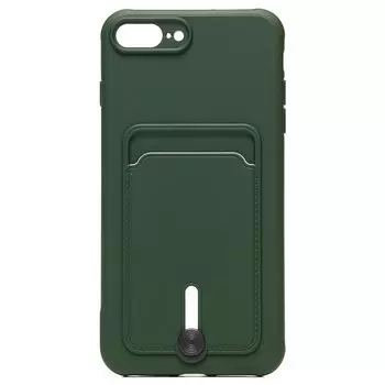 Чехол-накладка SC304 для смартфона Apple iPhone 7 Plus/8 Plus, темно-зеленый (208669)