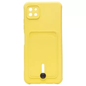 Чехол-накладка SC304 для смартфона Samsung SM-A226 Galaxy A22s 5G, желтый (208727)