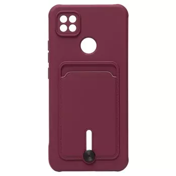 Чехол-накладка SC304 для смартфона Xiaomi 10A, бордовый (208512)