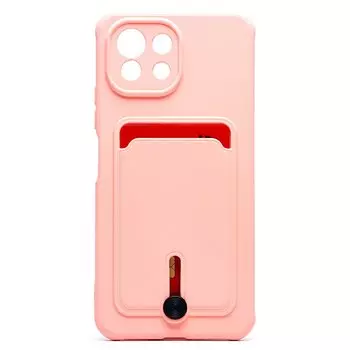 Чехол-накладка SC304 для смартфона Xiaomi Mi 11 Lite/Mi 11 Lite 5G/11 Lite 5G NE, силикон, розовый (208772)