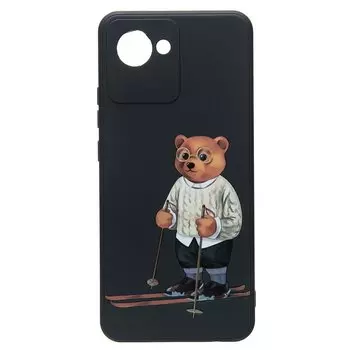 Чехол-накладка SC307 для смартфона Oppo realme C30, силикон, принт 005 (208887)