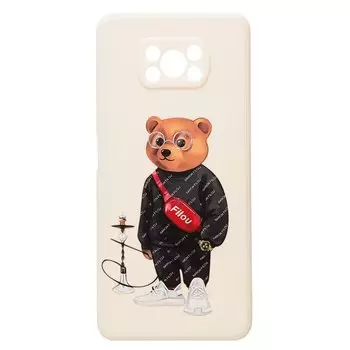 Чехол-накладка SC307 для смартфона Xiaomi Poco X3/Poco X3 Pro, силикон, принт 002 (208944)