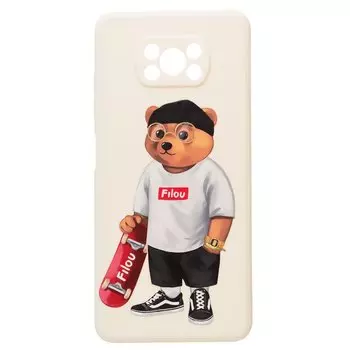 Чехол-накладка SC307 для смартфона Xiaomi Poco X3/Poco X3 Pro, силикон, принт 004 (208946)
