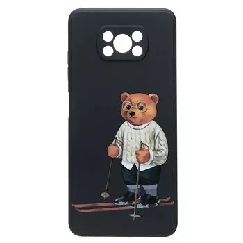 Чехол-накладка SC307 для смартфона Xiaomi Poco X3/Poco X3 Pro, силикон, принт 005 (208947)
