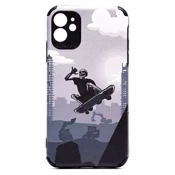 Чехол-накладка SC310 для смартфона Apple iPhone 11, силикон, цветной принт (209518)