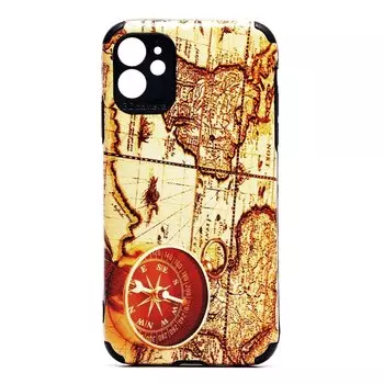 Чехол-накладка SC310 для смартфона Apple iPhone 11, силикон, цветной принт (209527)