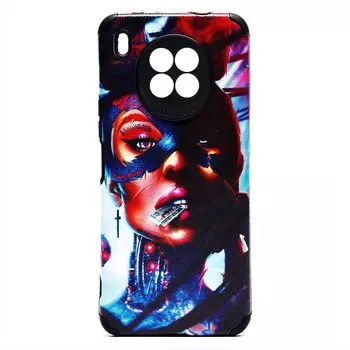 Чехол-накладка SC310 для смартфона Huawei Honor 50 Lite/Nova 8i, силикон, цветной принт (209600)