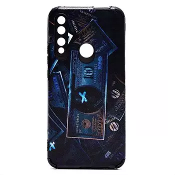 Чехол-накладка SC310 для смартфона Huawei Honor 9X, силикон, цветной принт (209605)