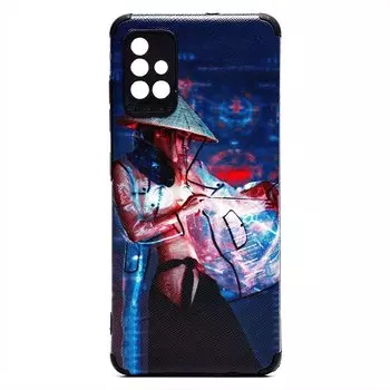 Чехол-накладка SC310 для смартфона Samsung Galaxy A51, силикон, цветной принт (209700)