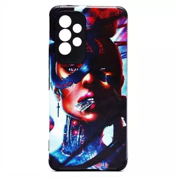 Чехол-накладка SC310 для смартфона Samsung Galaxy A53, силикон, цветной принт (209744)