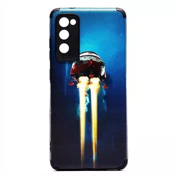 Чехол-накладка SC310 для смартфона Samsung Galaxy S20 FE, силикон, цветной принт (209706)