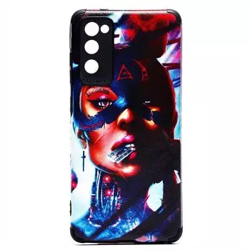 Чехол-накладка SC310 для смартфона Samsung Galaxy S20 FE, силикон, цветной принт (209708)