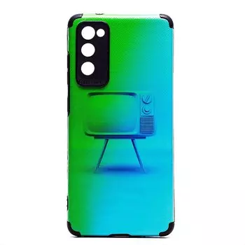 Чехол-накладка SC310 для смартфона Samsung Galaxy S20 FE, силикон, цветной принт (209710)