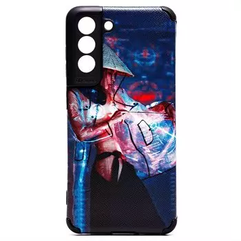 Чехол-накладка SC310 для смартфона Samsung Galaxy S21 FE, силикон, цветной принт (209718)
