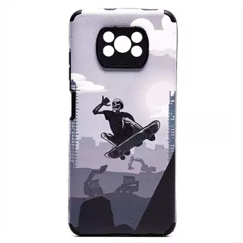 Чехол-накладка SC310 для смартфона Xiaomi Poco X3/Poco X3 Pro, силикон, цветной принт (209802)