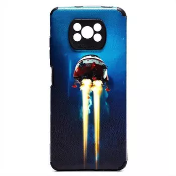 Чехол-накладка SC310 для смартфона Xiaomi Poco X3/Poco X3 Pro, силикон, цветной принт (209805)