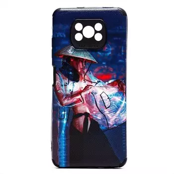 Чехол-накладка SC310 для смартфона Xiaomi Poco X3/Poco X3 Pro, силикон, цветной принт (209808)