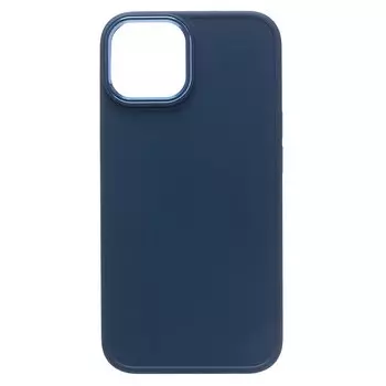Чехол-накладка SC311 для смартфона Apple iPhone 14 Plus, силикон, темно-синий (210245)