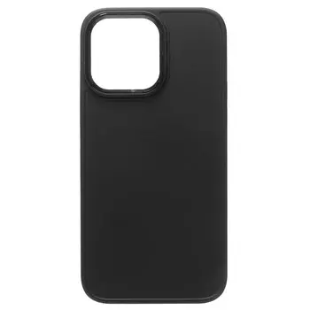 Чехол-накладка SC311 для смартфона Apple iPhone 14 Pro Max, силикон, черный (210230)
