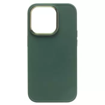 Чехол-накладка SC311 для смартфона Apple iPhone 14 Pro Max, силикон, зеленый (210238)