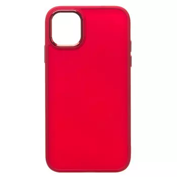 Чехол-накладка SC311 для смартфона Apple iPhone 14, силикон, красный (210216)