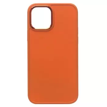 Чехол-накладка SC311 для смартфона Apple iPhone 14, силикон, оранжевый (210215)