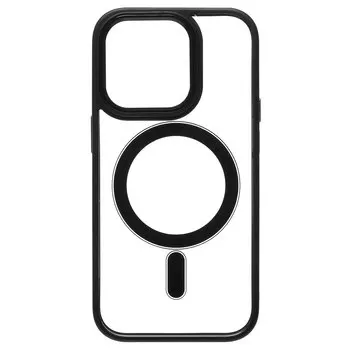 Чехол-накладка SM004 для смартфона Apple iPhone 14 Pro, силикон, черный (211947)