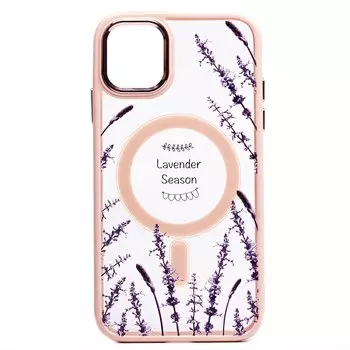Чехол-накладка SM015 SafeMag для смартфона Apple iPhone 11, силикон, розовый (215185)