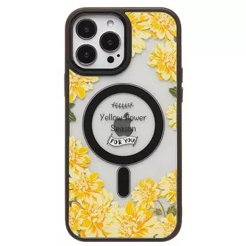 Чехол-накладка SM015 SafeMag для смартфона Apple iPhone 13 Pro Max, силикон, черный (215214)