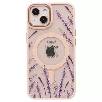 Чехол-накладка SM015 SafeMag для смартфона Apple iPhone 13, силикон, розовый (215203)
