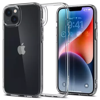 Чехол-накладка Spigen Ultra Hybrid для смартфона Apple iPhone 14 Plus, поликарбонат/термопластичный полиуретан (TPU), разноцветный (ACS04894)