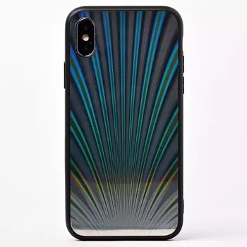 Чехол-накладка STC004 для смартфона Apple iPhone X/XS, пластик, серебристый (110384)