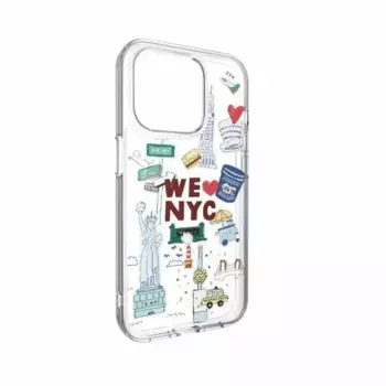 Чехол-накладка SwitchEasy City M New York для смартфона Apple iPhone 15 Pro, поликарбонат, принт (SPH56P186NY23)