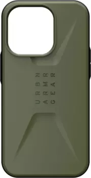 Чехол-накладка UAG Civilian для смартфона Apple iPhone 14 Pro, оливковый (114042117272)